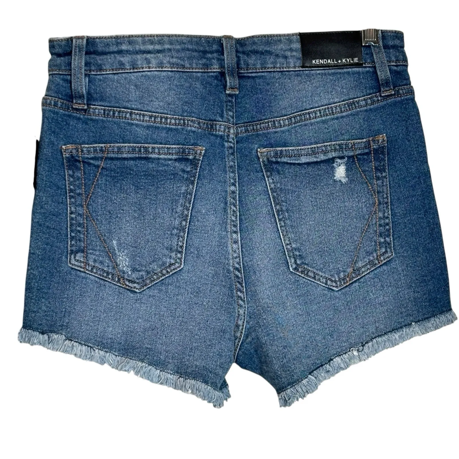 Kendall & Kylie the drifted high rise jeans shorts size 9/29 New - Image 2