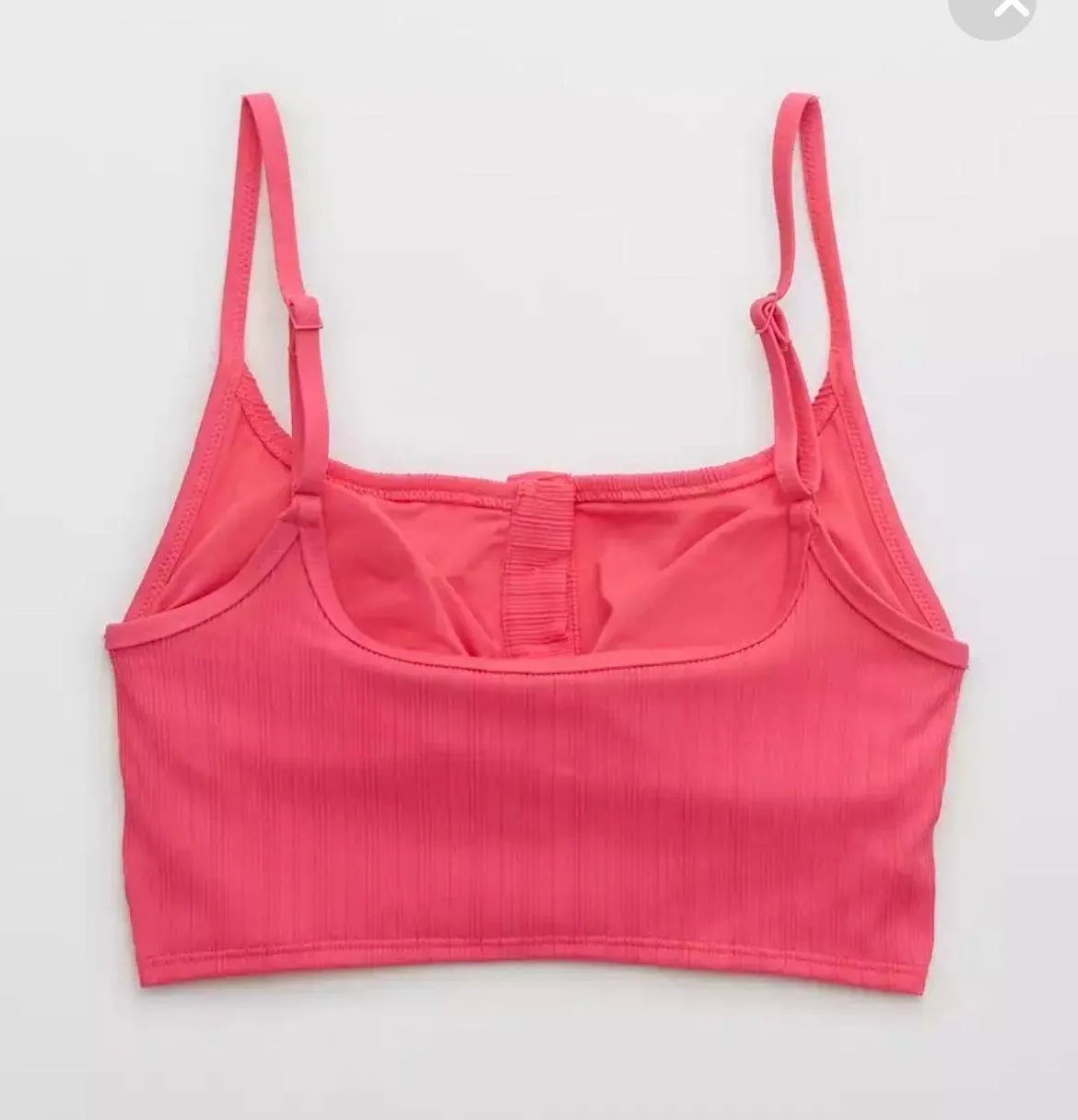NWT  Ribbed Longline Scoop Bikini Top - Image 4