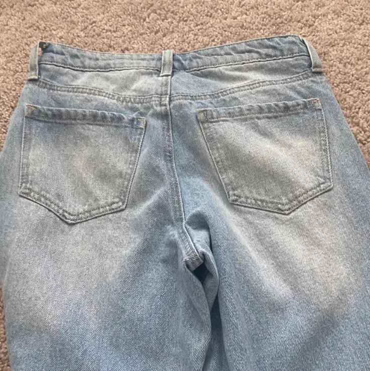 Nordstrom bp. Light wash blue button up mom High Waisted jeans - Image 5