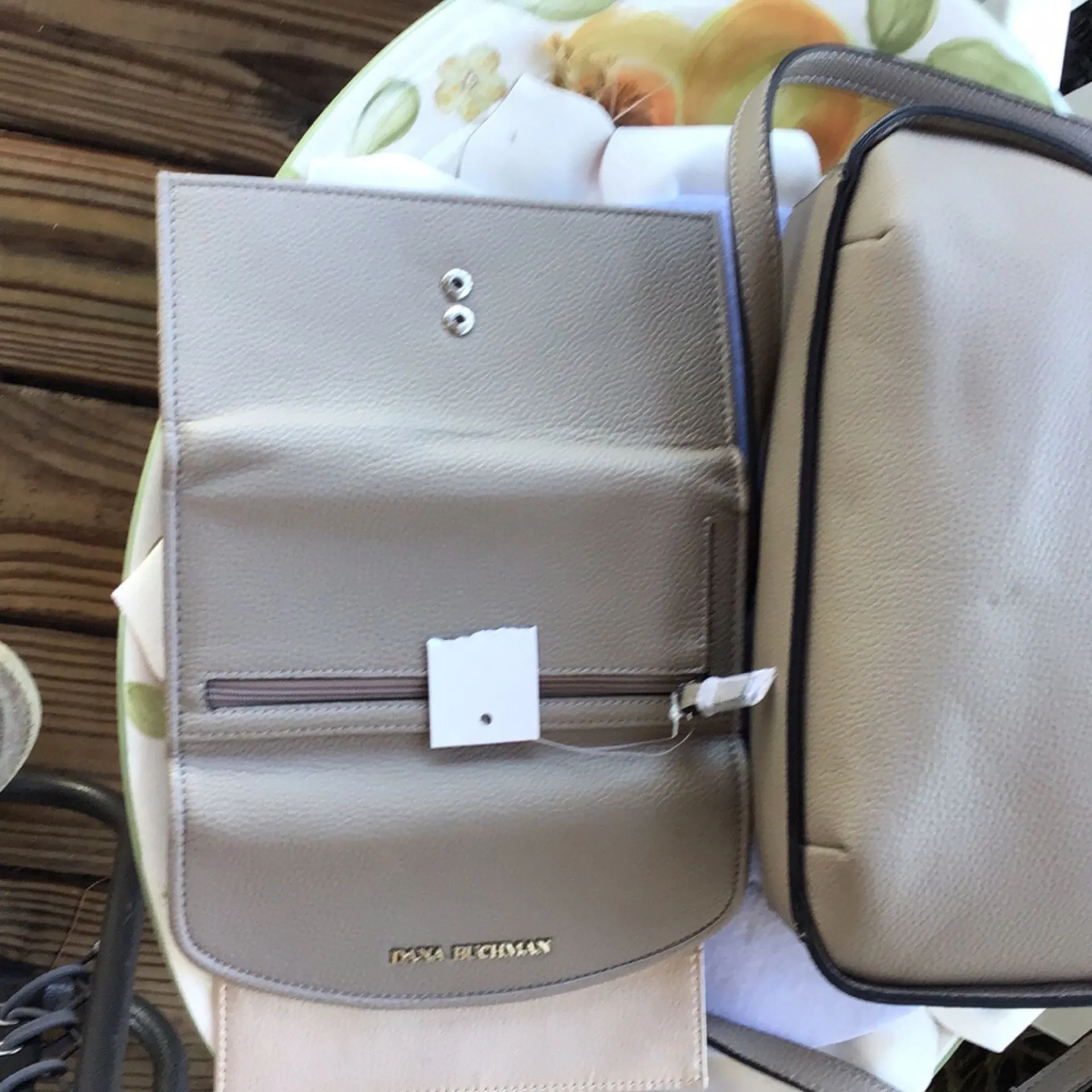 Dana Buchman Crossbody with matching Wallet / check book - Image 3