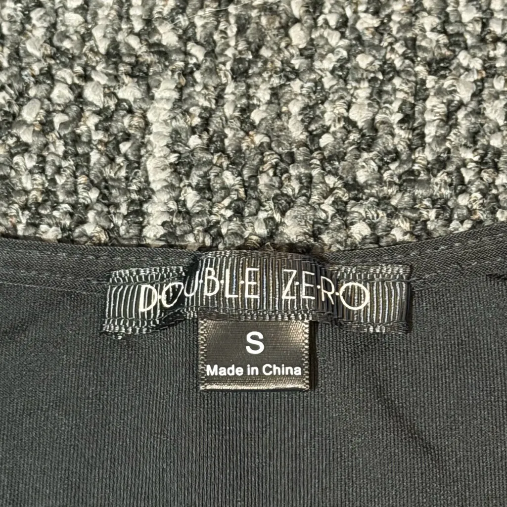 Double Zero Small Black Zipper Jumpsuit - Image 3