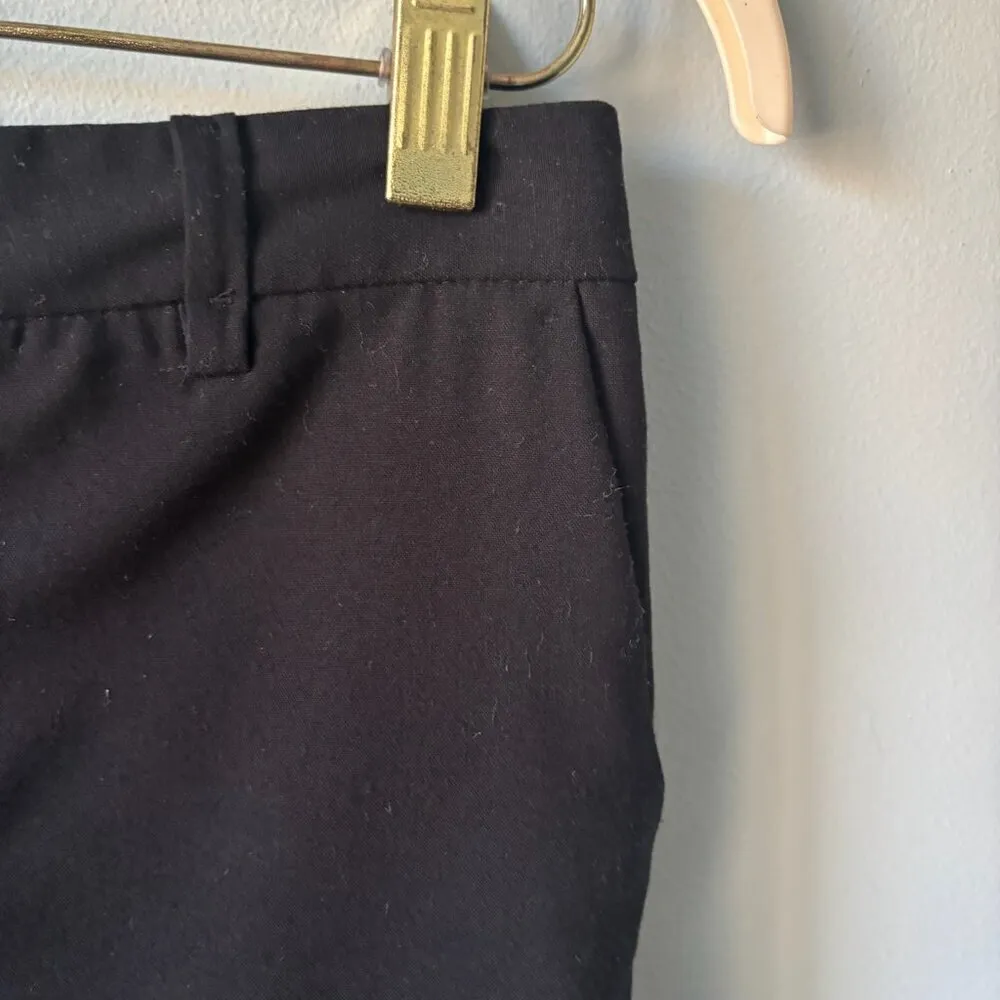 Zara Basic Womens XS Black Zippered Button Cuffed Shorts w/Pockets - Image 9