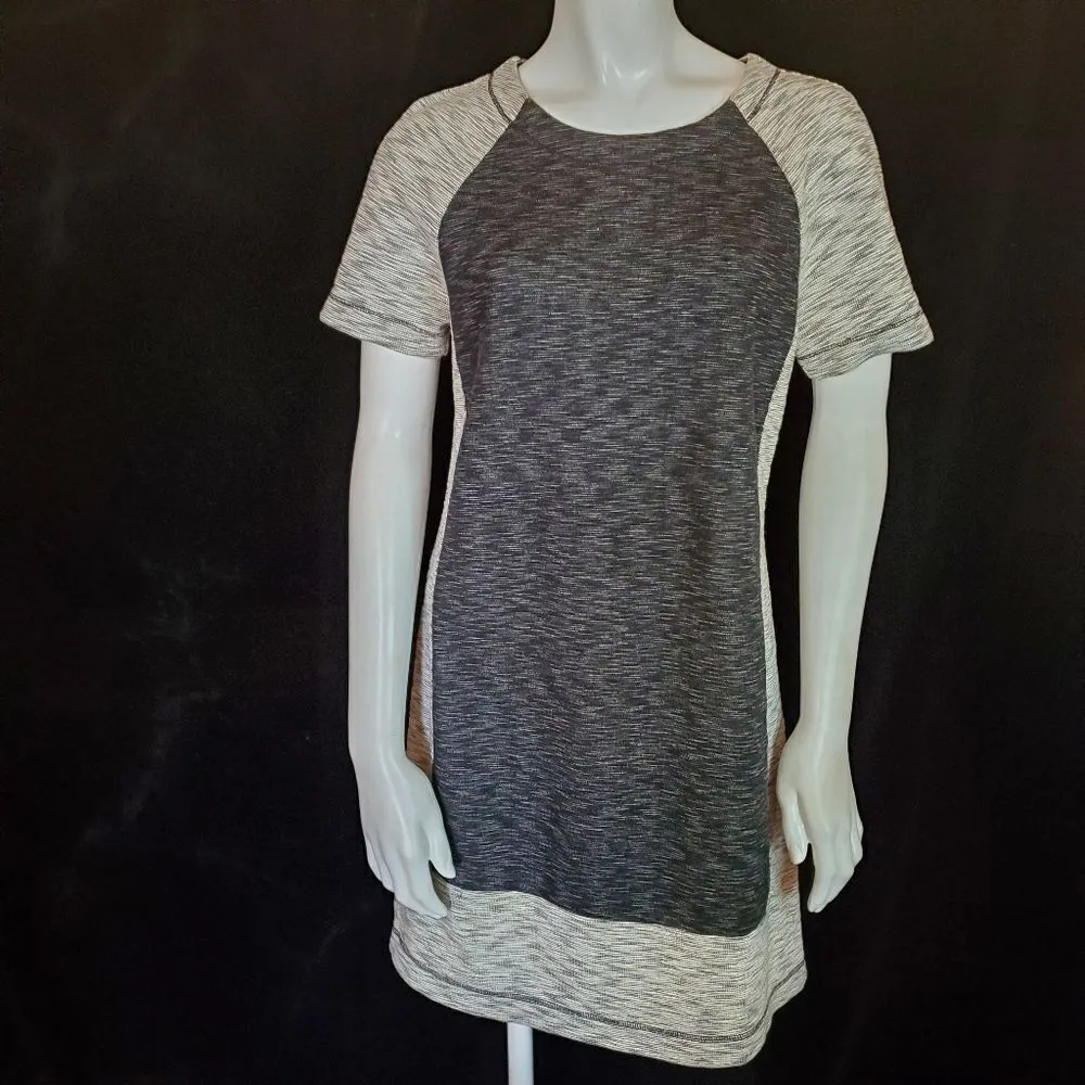 Lou & Grey Gray & Black Colorblock Dress (S) - Image 4