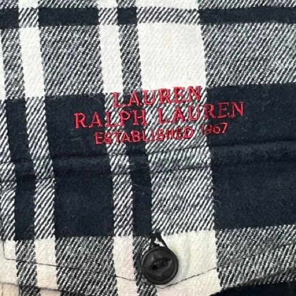 Ralph Lauren Vintage Y2K Buffalo Plaid Flannel Shacket Shirt Outdoor‎ Cabincore - Image 4