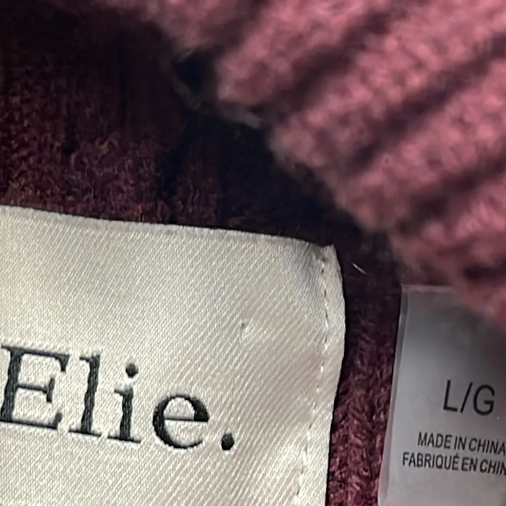 Elie Tahari Burgundy Turtleneck Sweater - Image 11