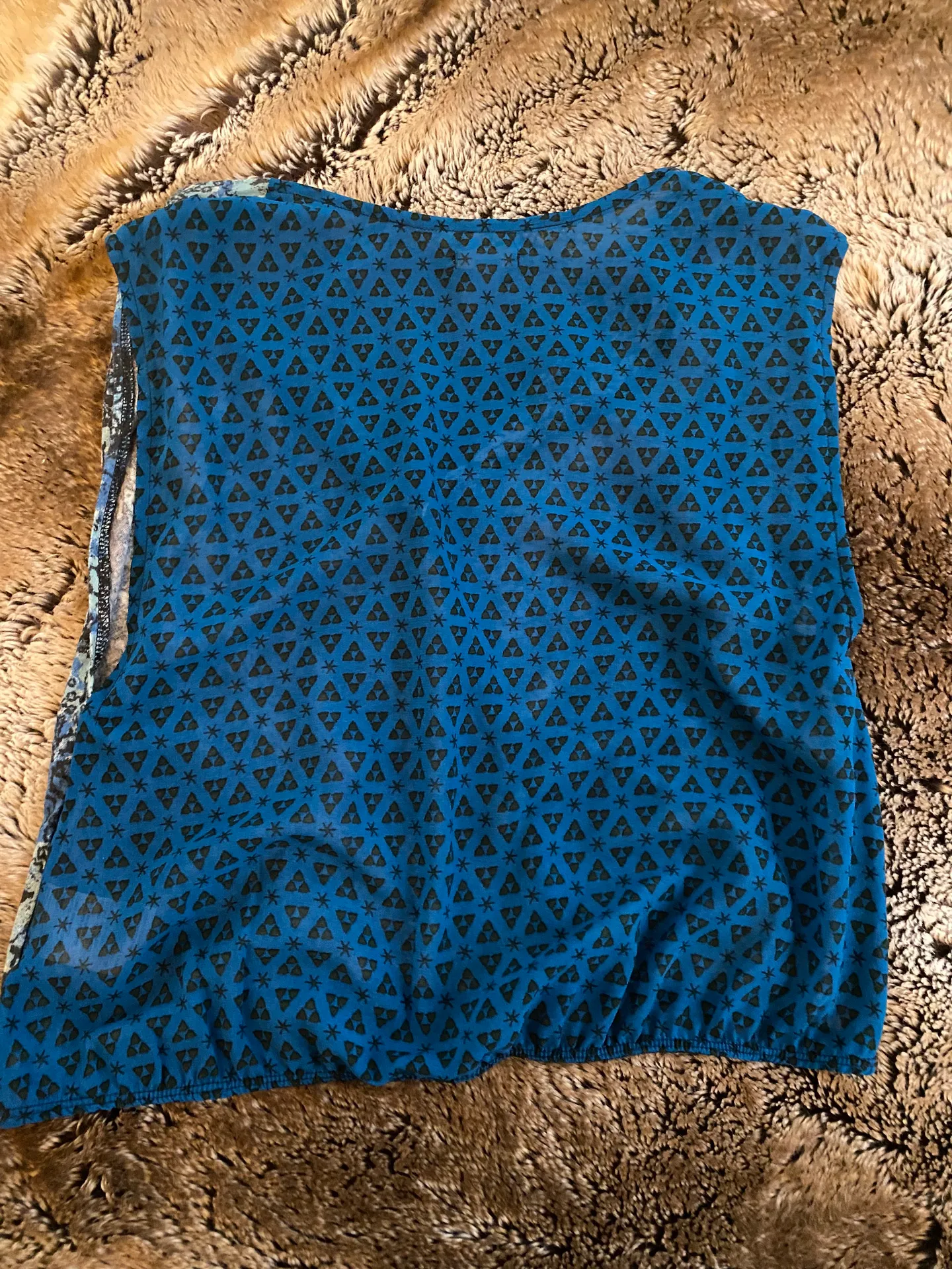 Tribal Plunge Blouse - Image 3