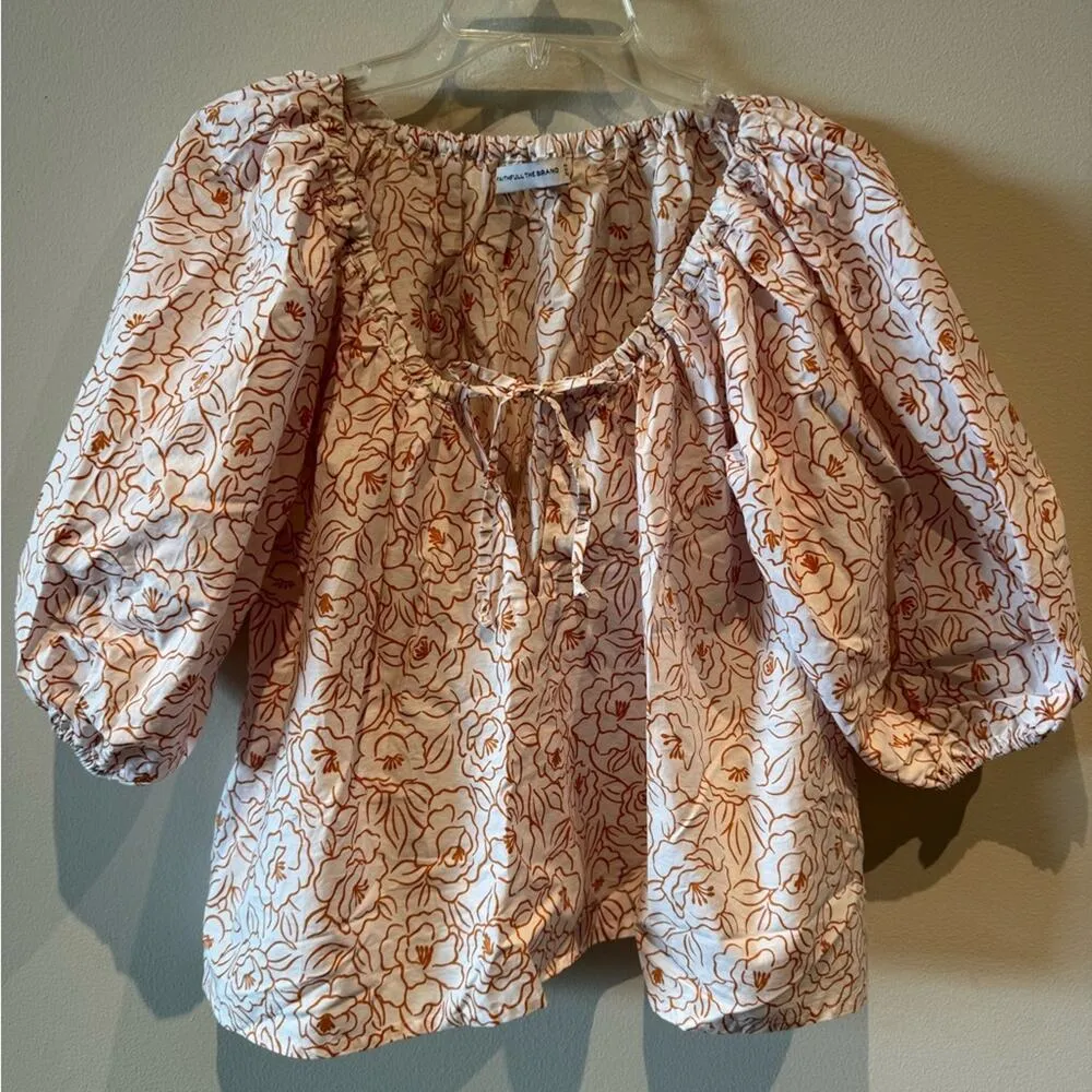 Faithful the Brand La Riva top in Martine Floral size 2 - Image 2