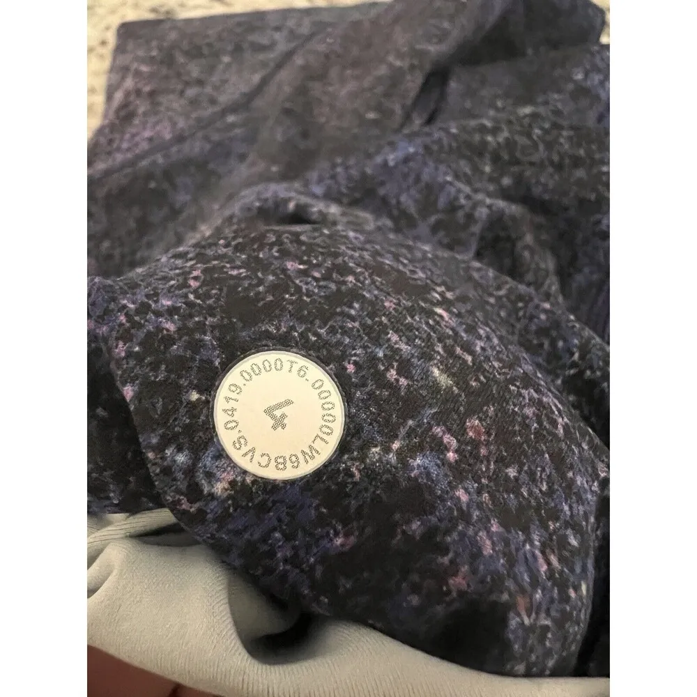 Lululemon Fast Free High Rise Crop II Nulux Polar Lights Womens 4 - Image 4