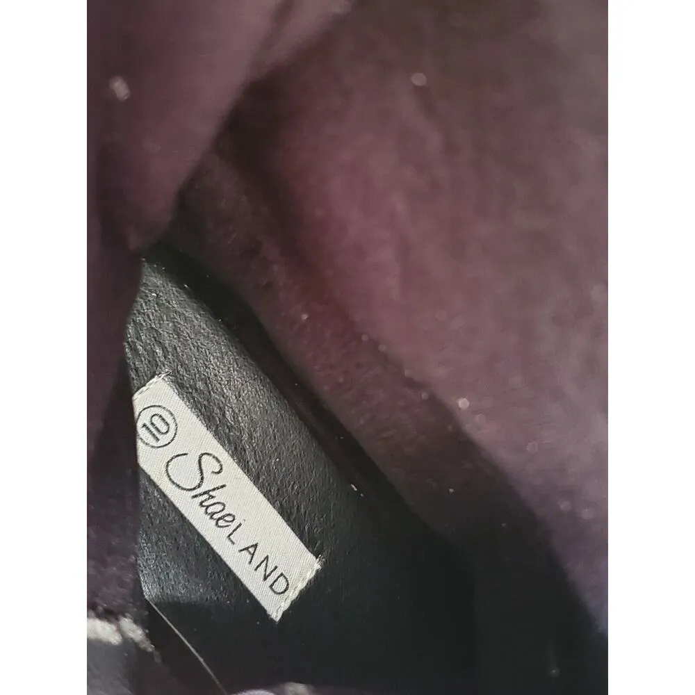 ShoeLand Women's Black Faux Leather Upper Round Toe Knee High Casual Boots 10 - Image 10