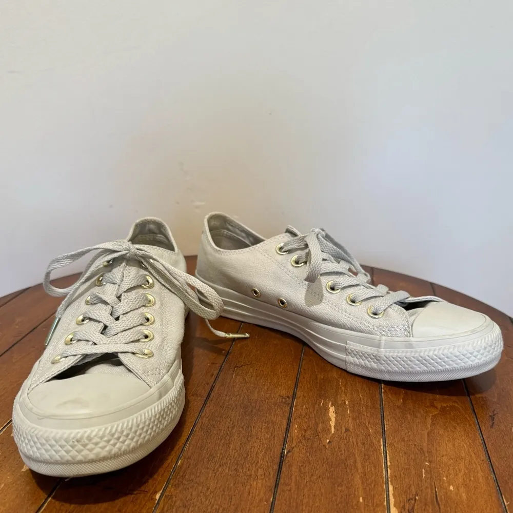 Converse Chuck Taylor All Star Gray Gold NWoB‎ Sz 7.5 - Image 3