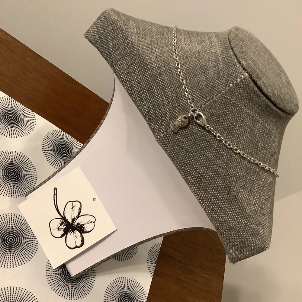 Sky blue crystal necklace - Image 3