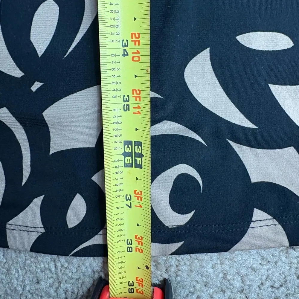 London times Y2K 2000s Vintage Cap Sleeve Midi Dress Abstract Print Ruched sz 4 - Image 12