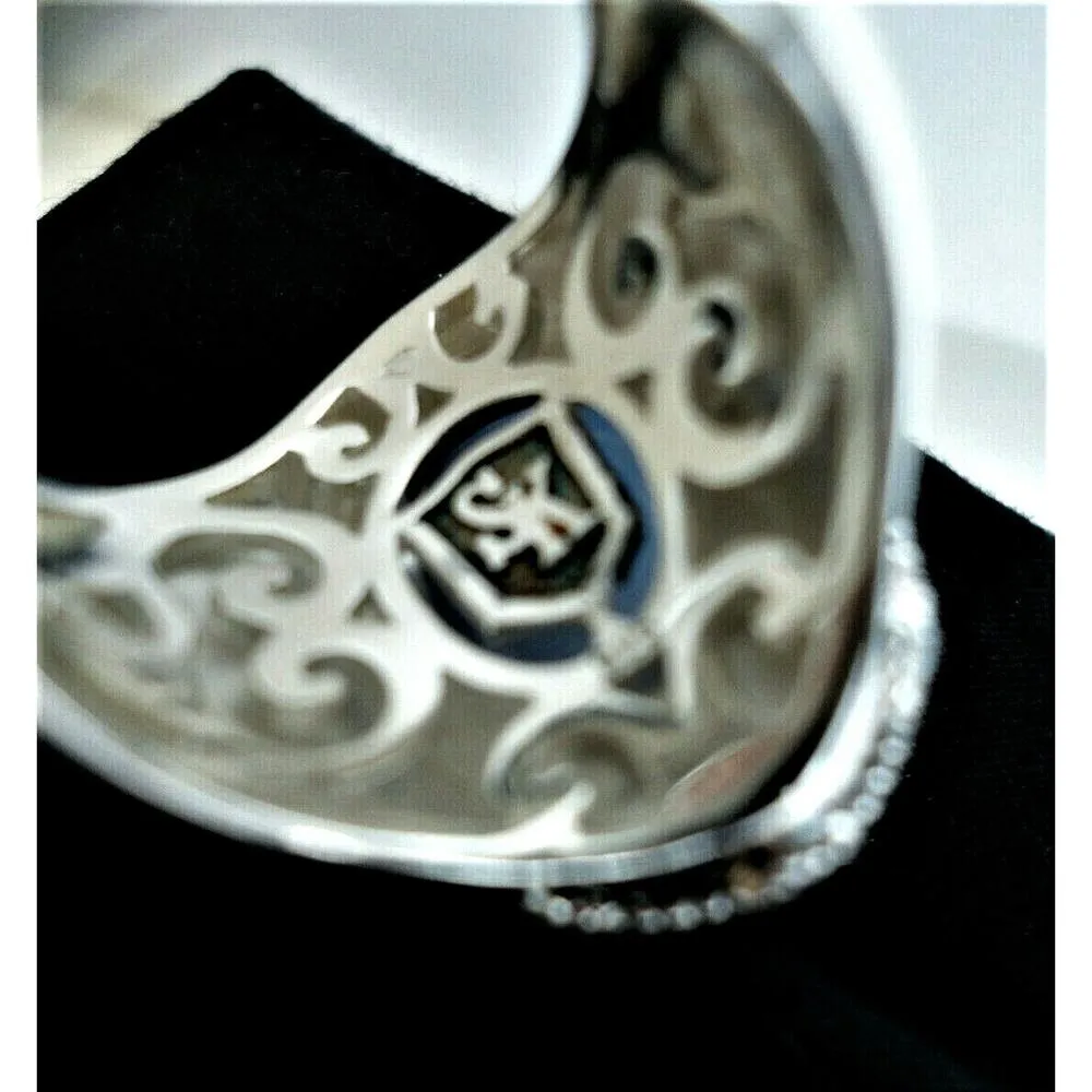 NEW Scott Kay BLUE CHALCEDONY & WHITE SAPPHIRE Sterling Silver RING Sz 6 w/ Tags - Image 2