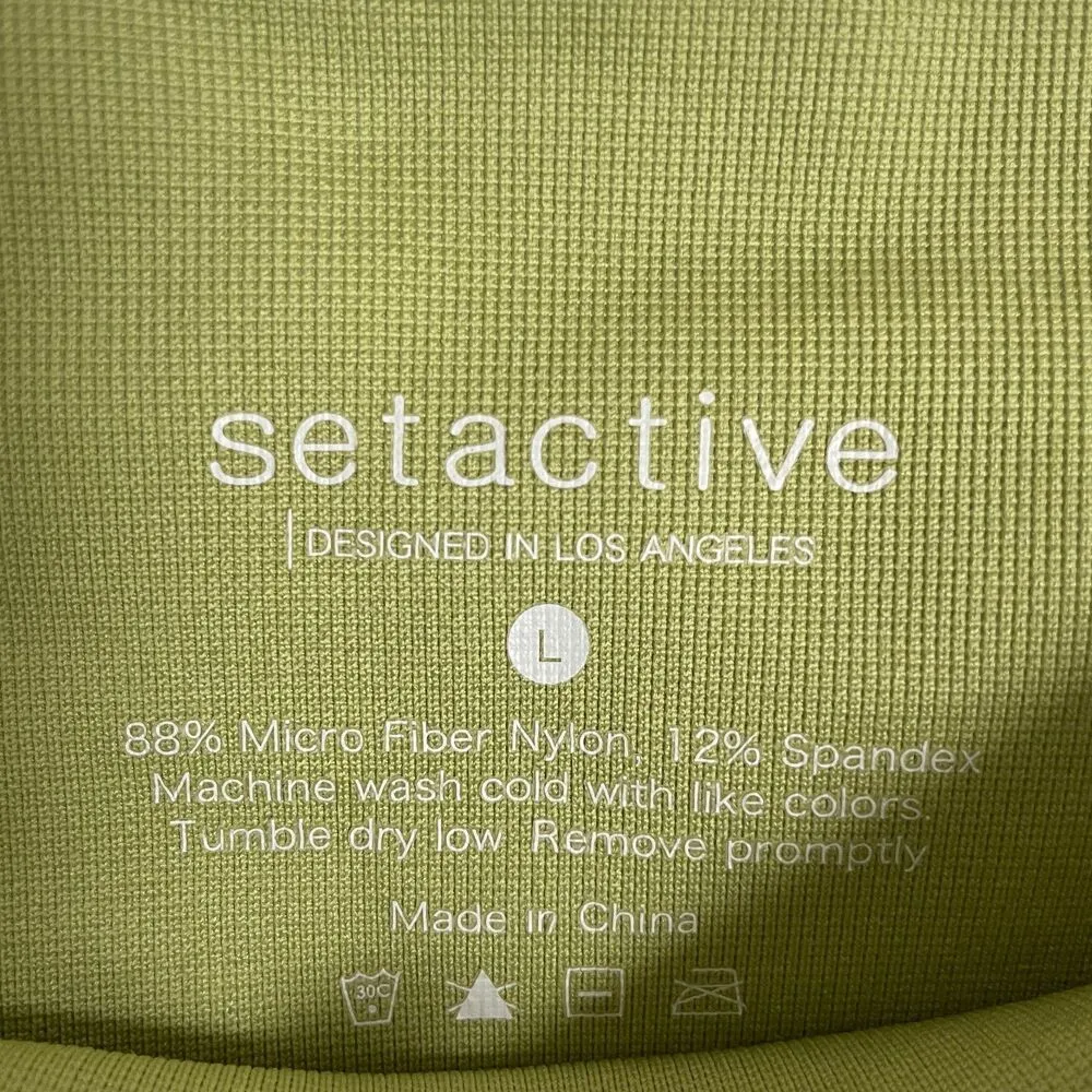 Set Active Sculptflex Seamless High Rise Leggings Kiwi Green Color Size L - Image 7