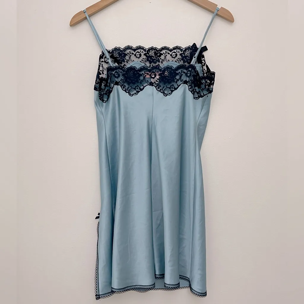 Victoria's Secret Angels Y2K Women’s Lace Lingerie Mini Slip Dress size Small - Image 3