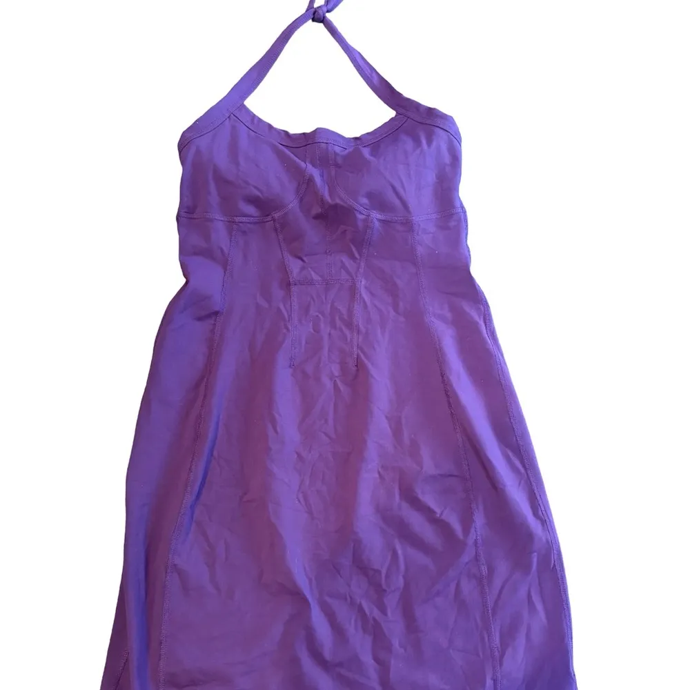 Athleta Purple Halter Neck Athletic Dress - Image 3