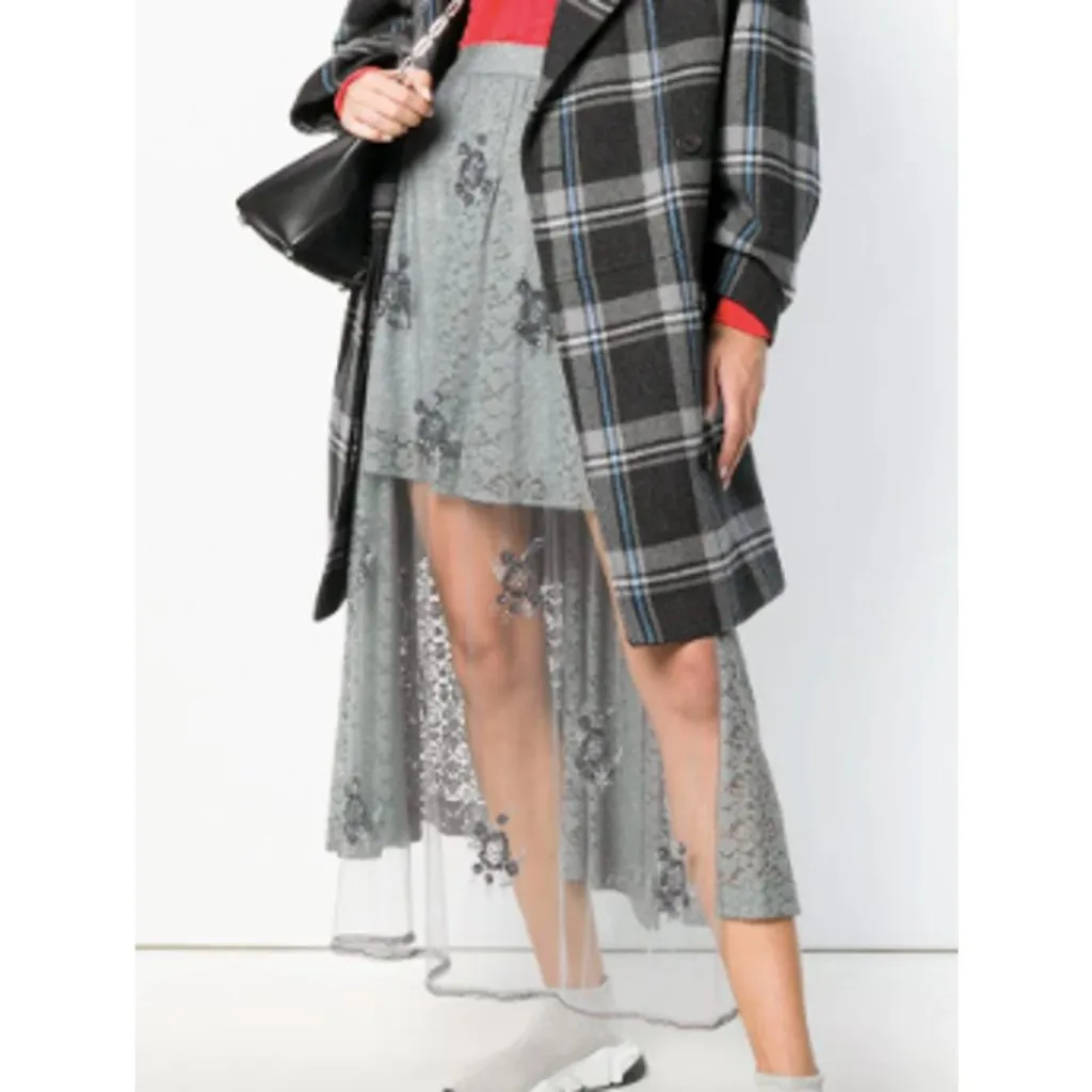 Stella McCartney embellished lace high-low skirt - Image 5