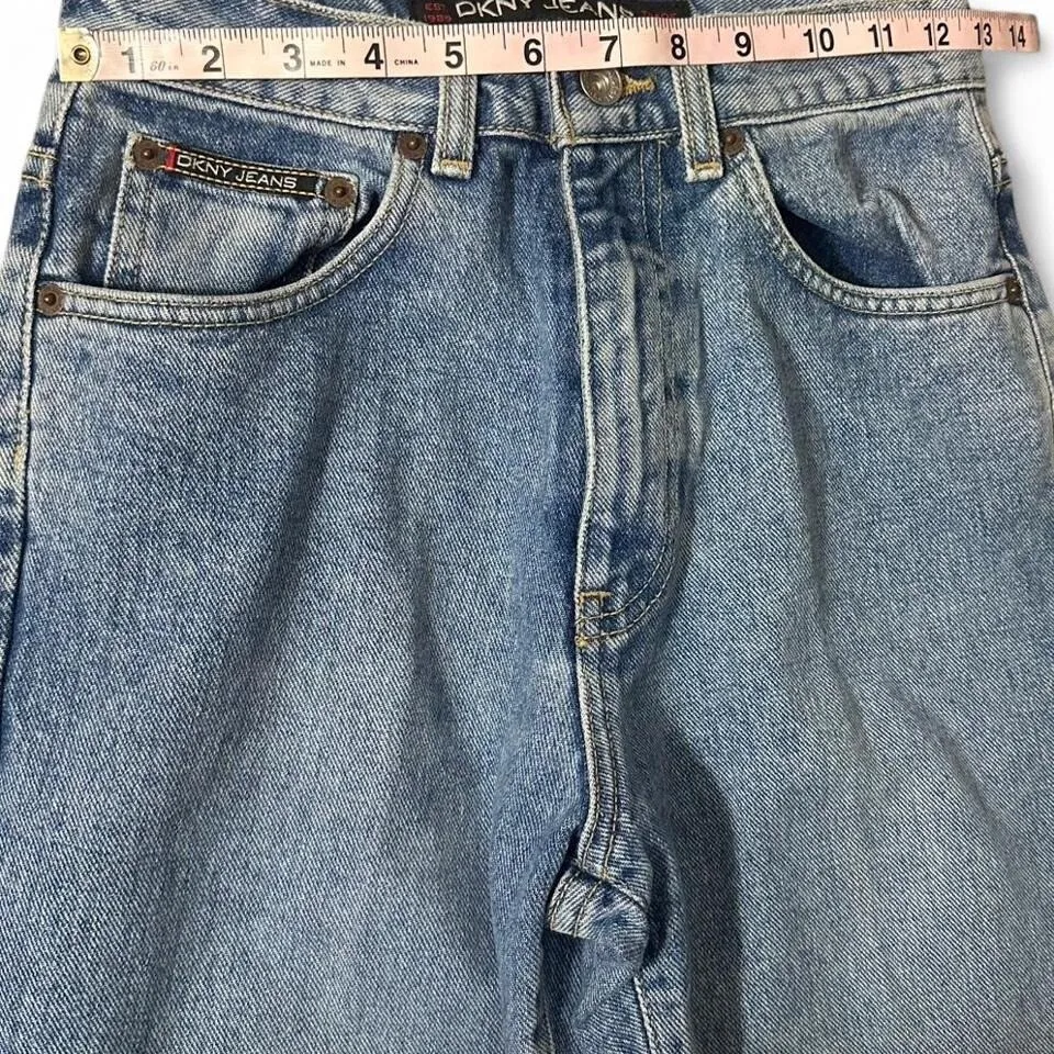 Vintage DKNY‎ Straight Leg Jeans High Waist Jeans - Image 6