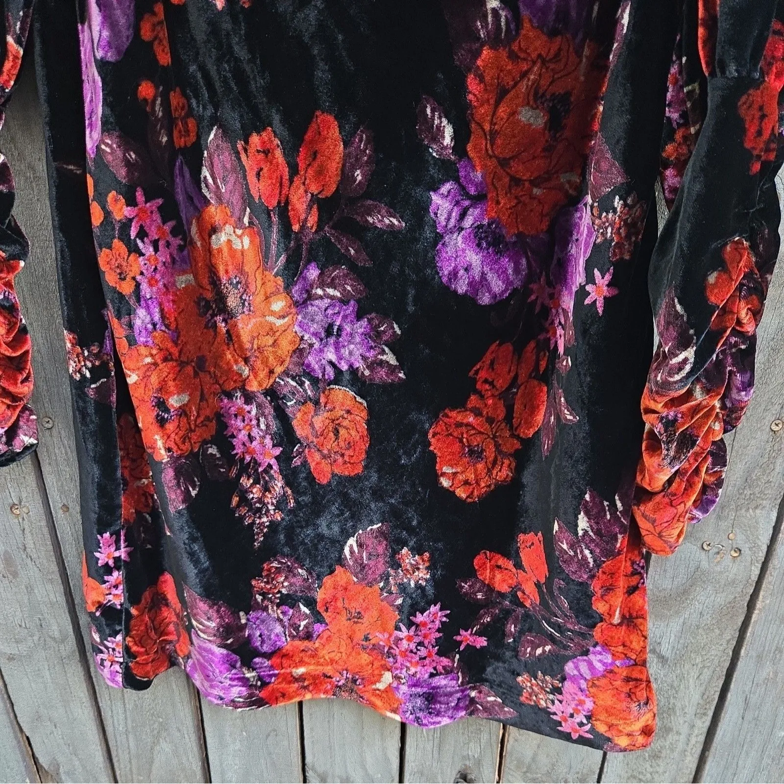 ANTHROPOLOGIE MAEVE sz XS Cowl Neck Velvet Dress - Image 9