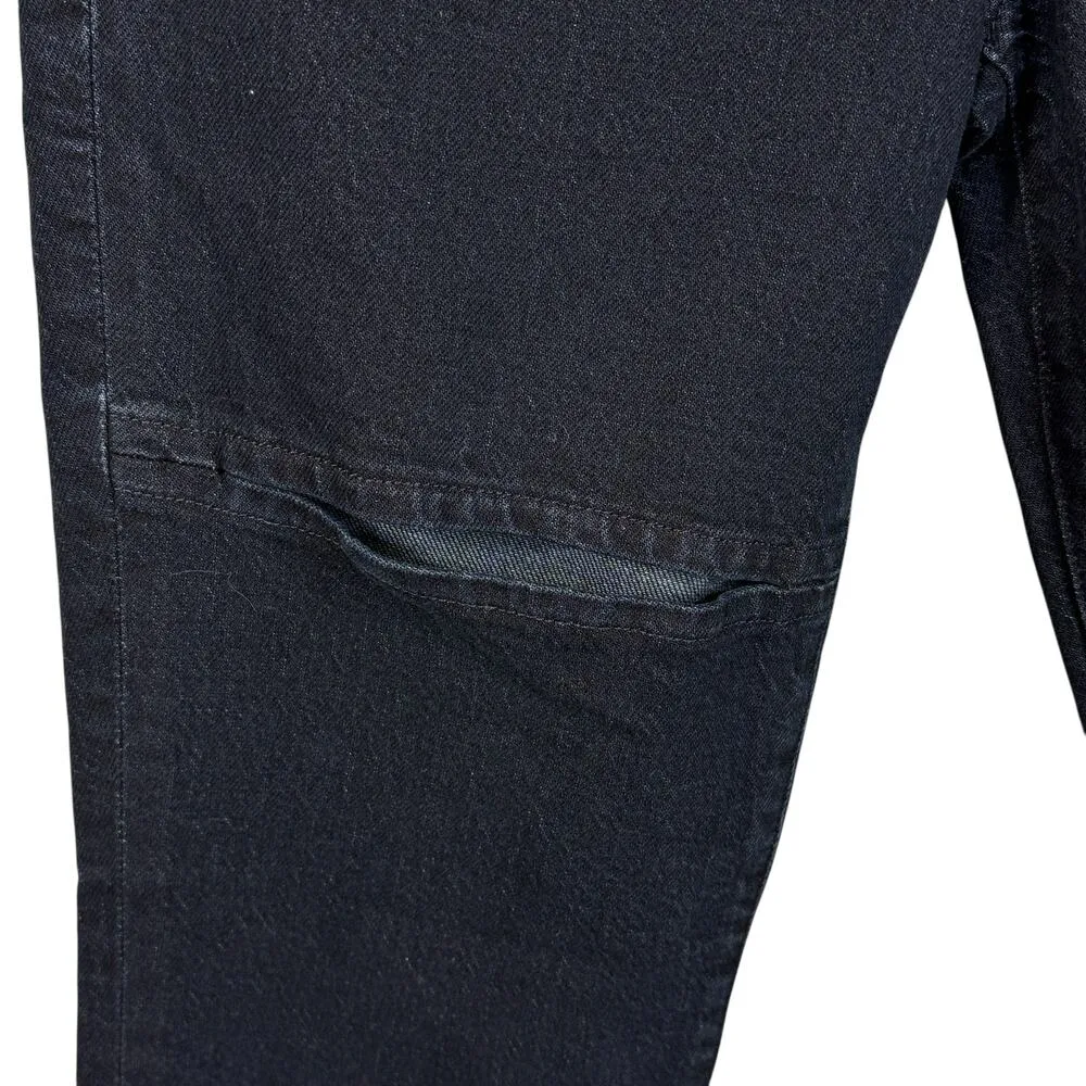 Express SZ 2R ‘90s Skinny High-Rise Jeans Pockets Slit Dark Wash Blue New Womens - Image 3