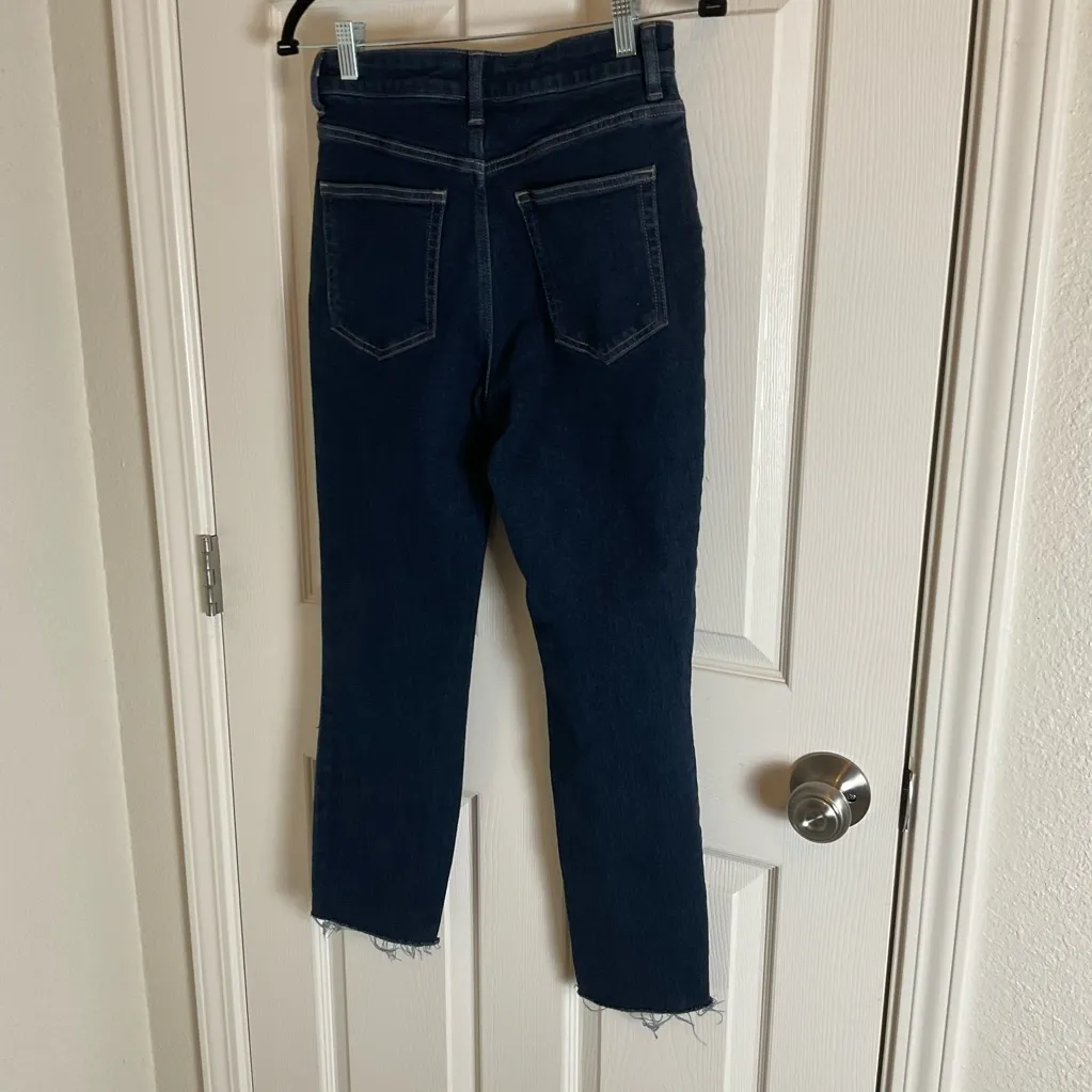 H&M woman’s slim-fit jeans Blue Women's Jeans size 6 - Image 9