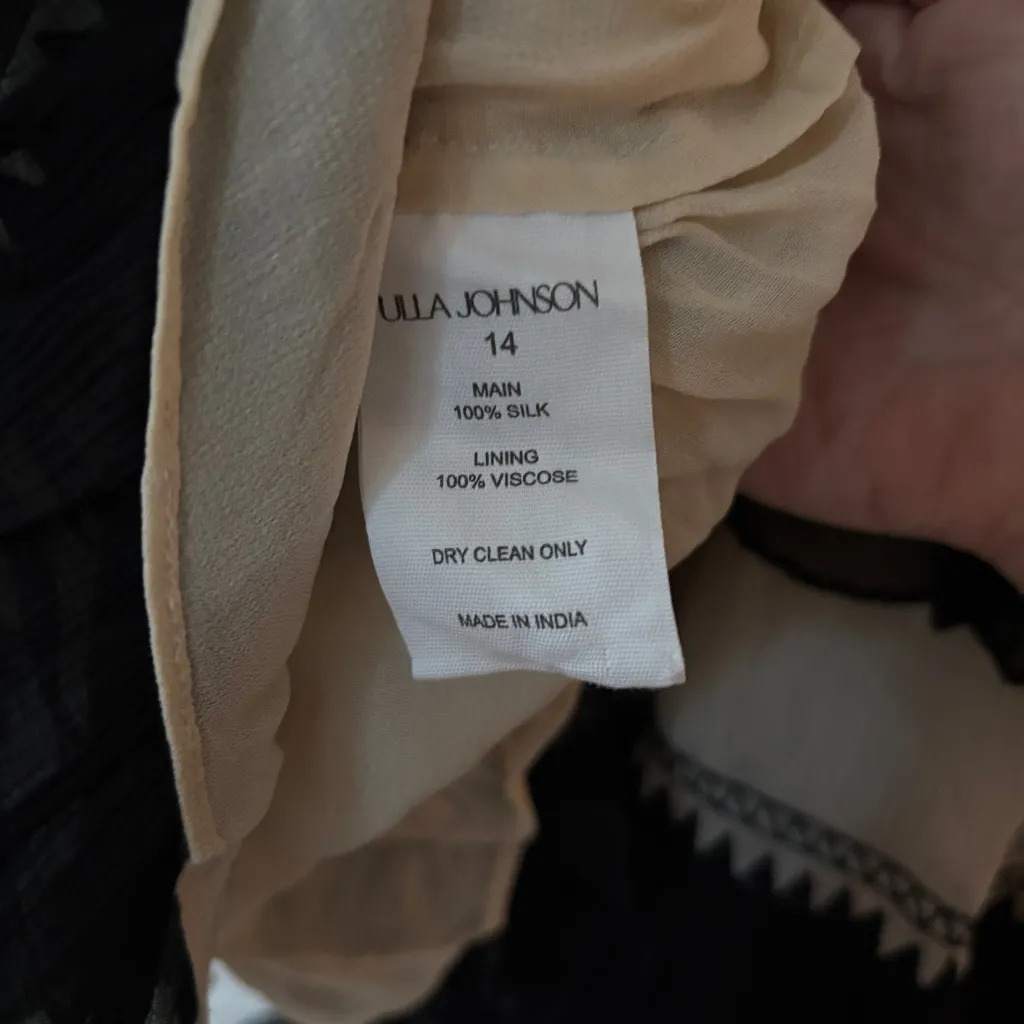 Ulla Johnson Loreli Dress Moonflower Size 14 NEW Boho Bohemian Flowy Tassel Tier - Image 13