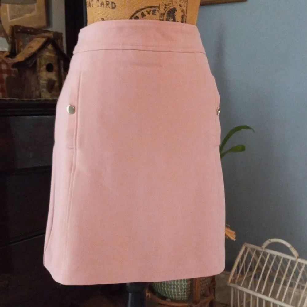 Loft Soft Bubblegum Pink Textured A-line Mini Skirt - Image 12