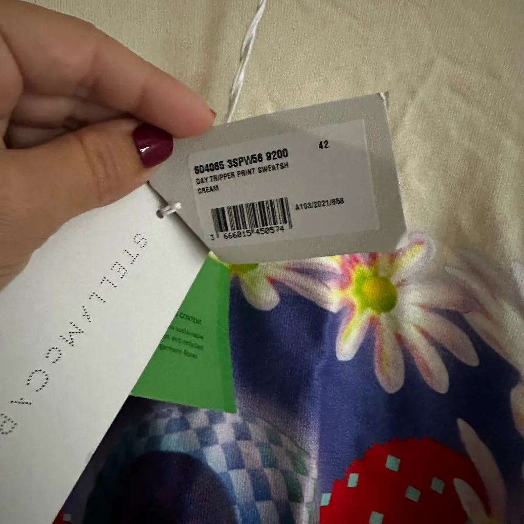 Stella McCartney Day Tripper Sweatshirt size 8 (Italian 42) NWT - Image 5