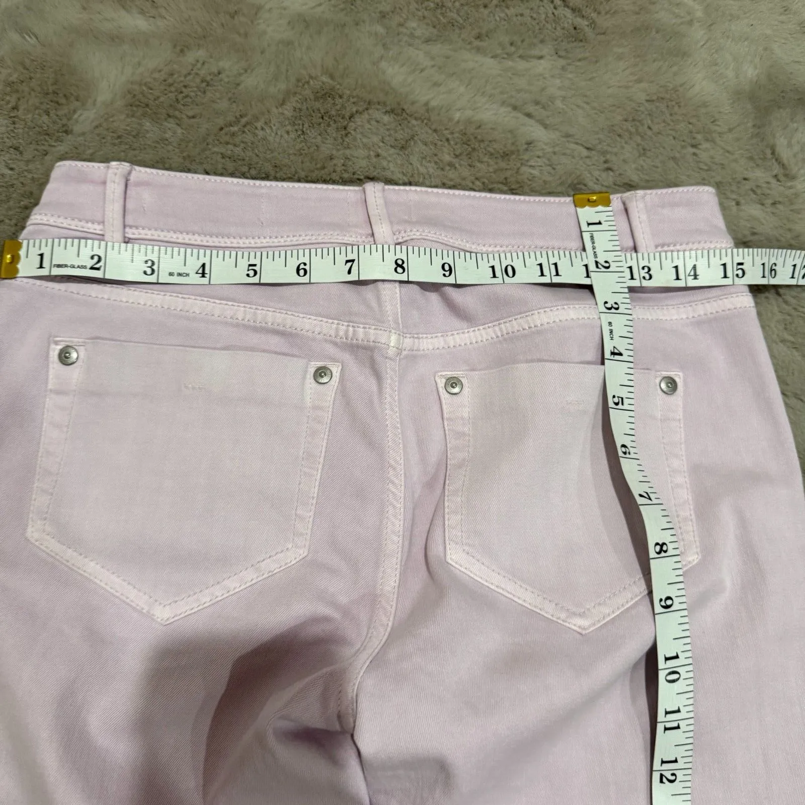 J. Jill Authentic Fit Slim Ankle Pants Lavender Size 2 Petite Stretch Comfort Purple - Image 8