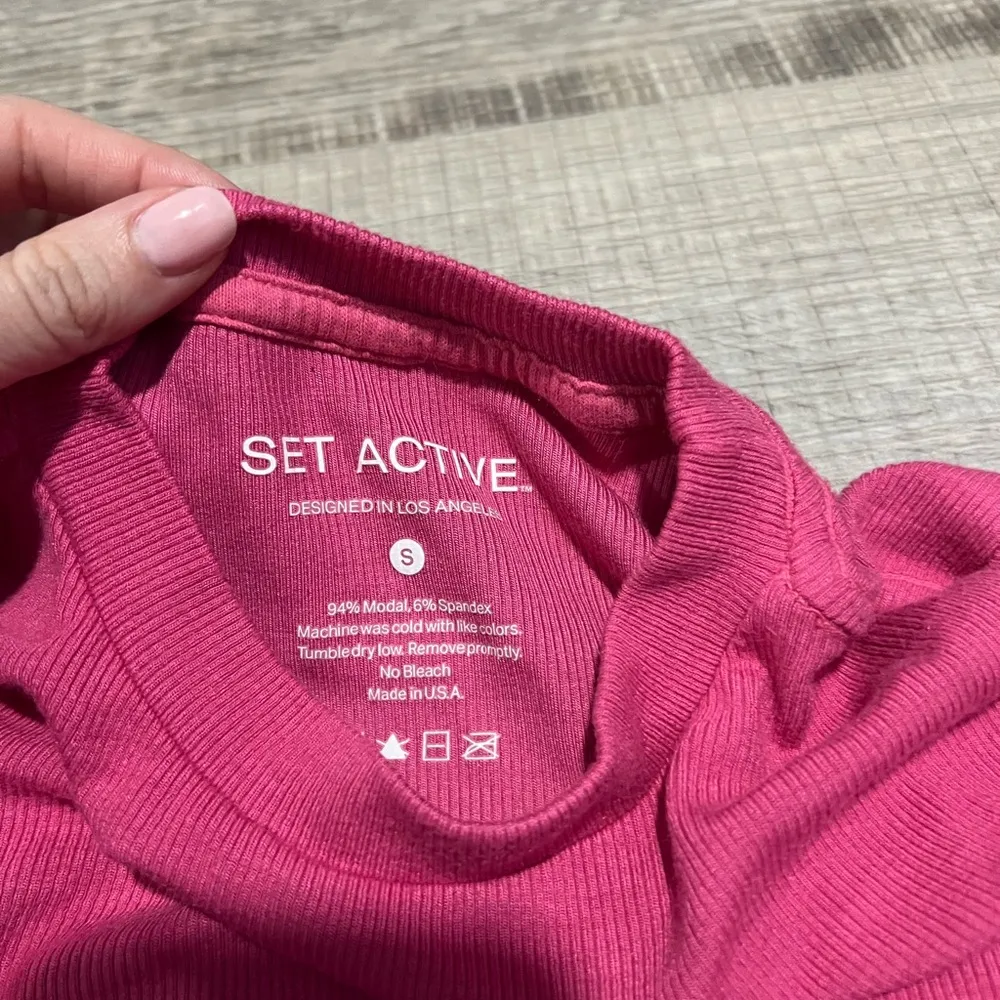 Set Active REMIX FORM CROP LONGSLEEVE - LOLLIPOP size S - Image 3