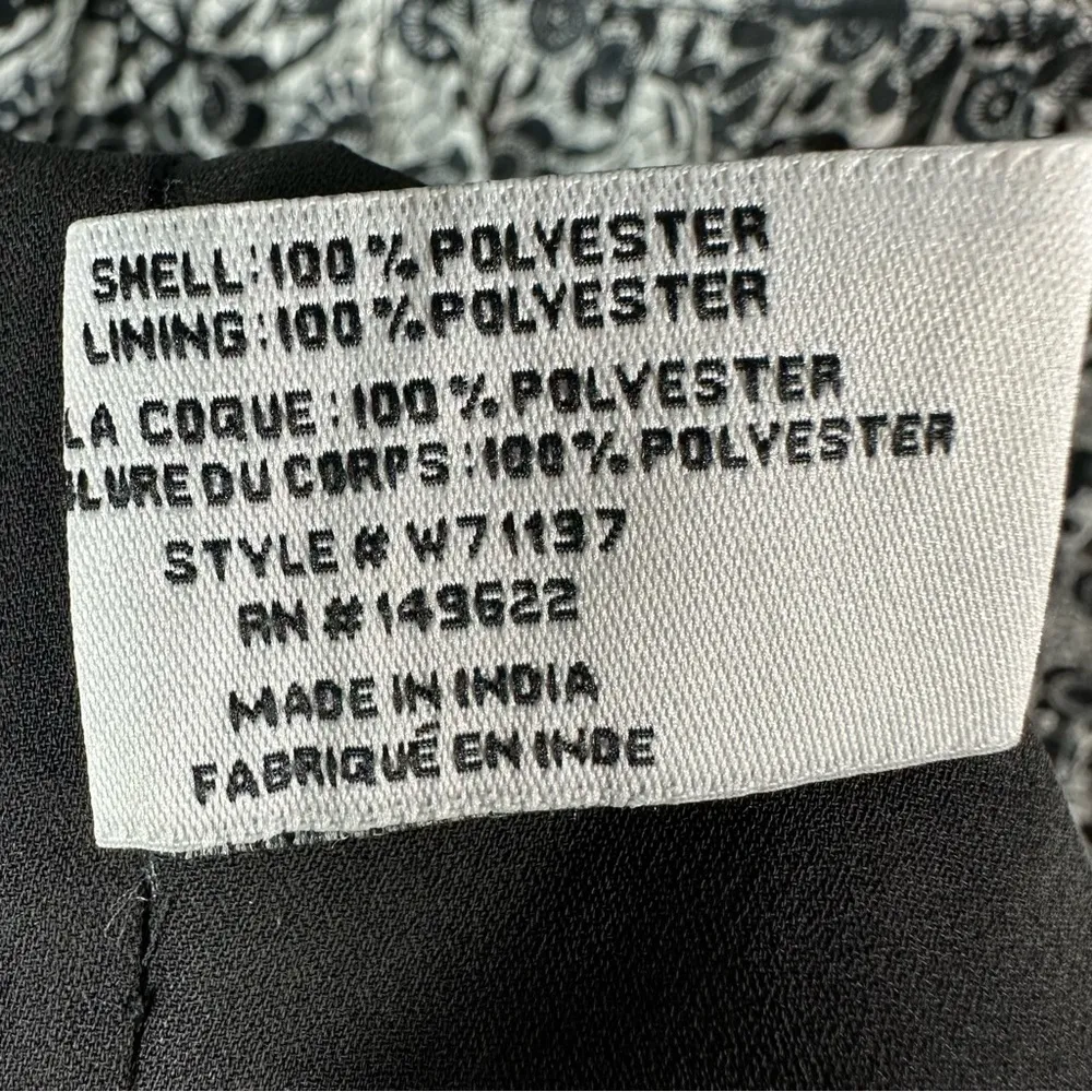 Walter Baker Pillar Black Floral Sheer Mini Dress Size 4 Black Daisy - Image 12