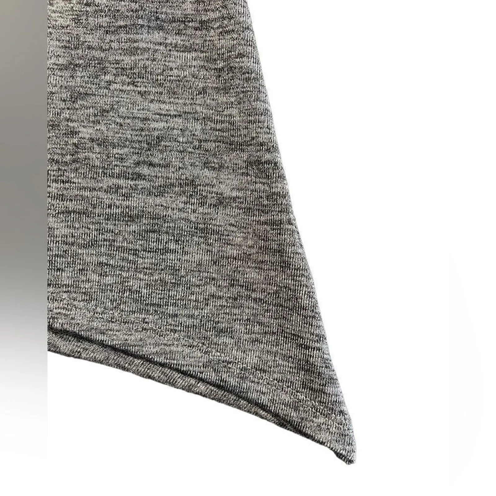 Apt. 9  Shark Bite Hem Tunic Silver & Gray Sz Small - Image 3