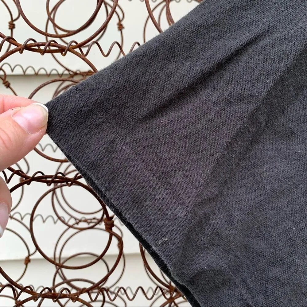 Vintage Disney Mickey and Company upside down Goofy black crop T-shirt 2X - Image 6