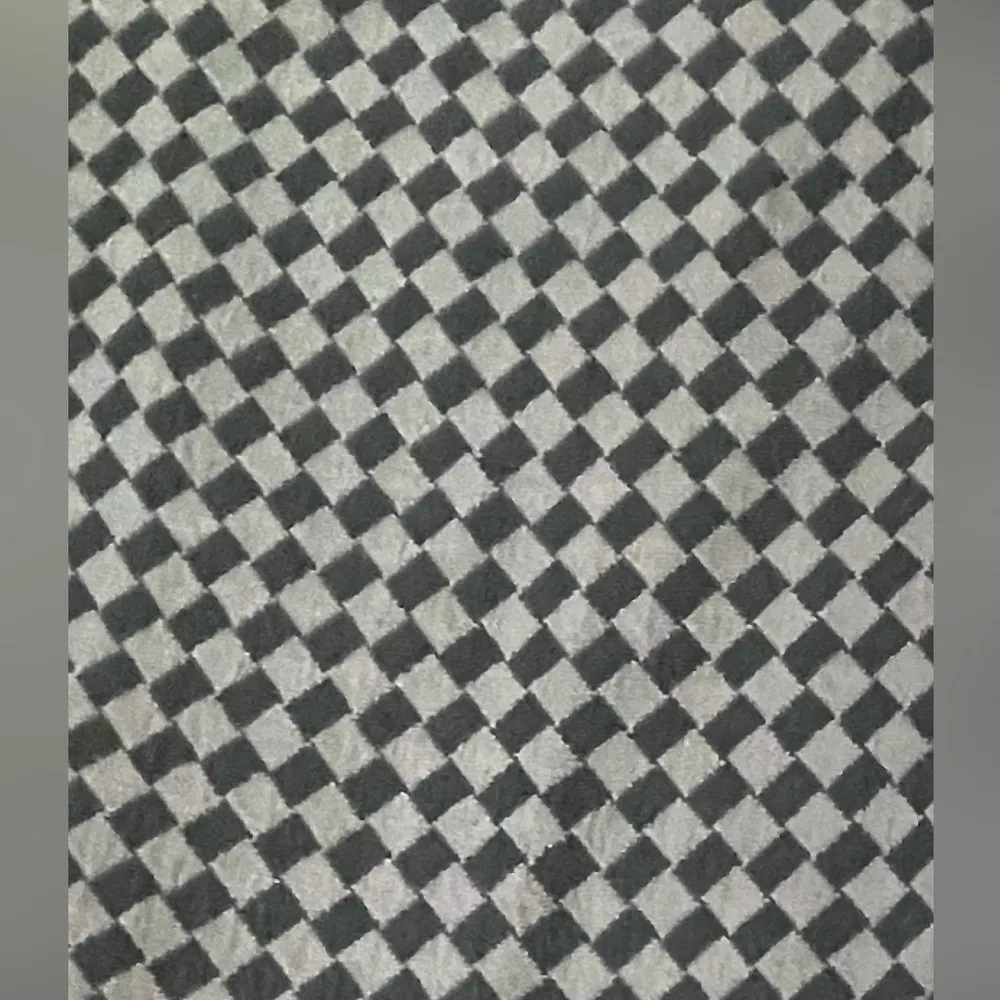 Y2K Vintage Alfani Petites Skirt Black and Gray Check Size 6P - Image 14