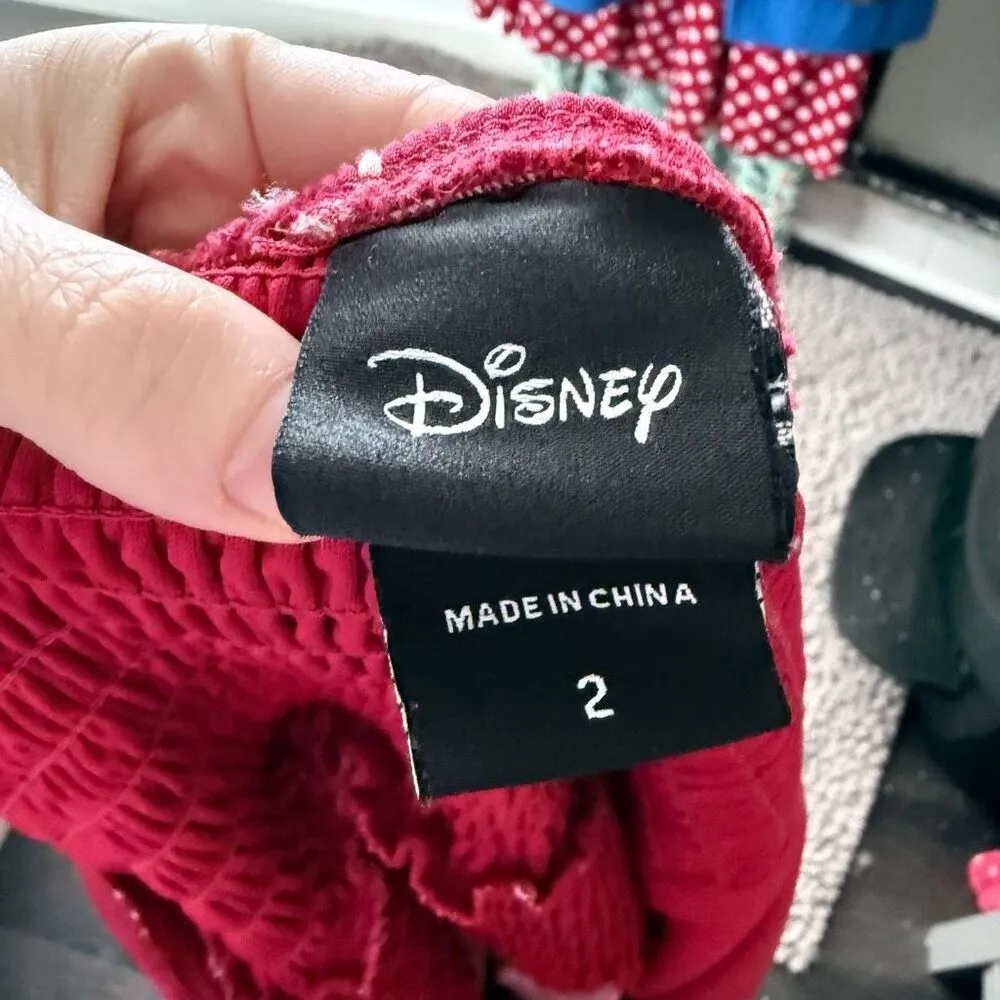 Torrid Disney Women’s 2X Americana Red Mickey Mouse Challis Romper - Image 4