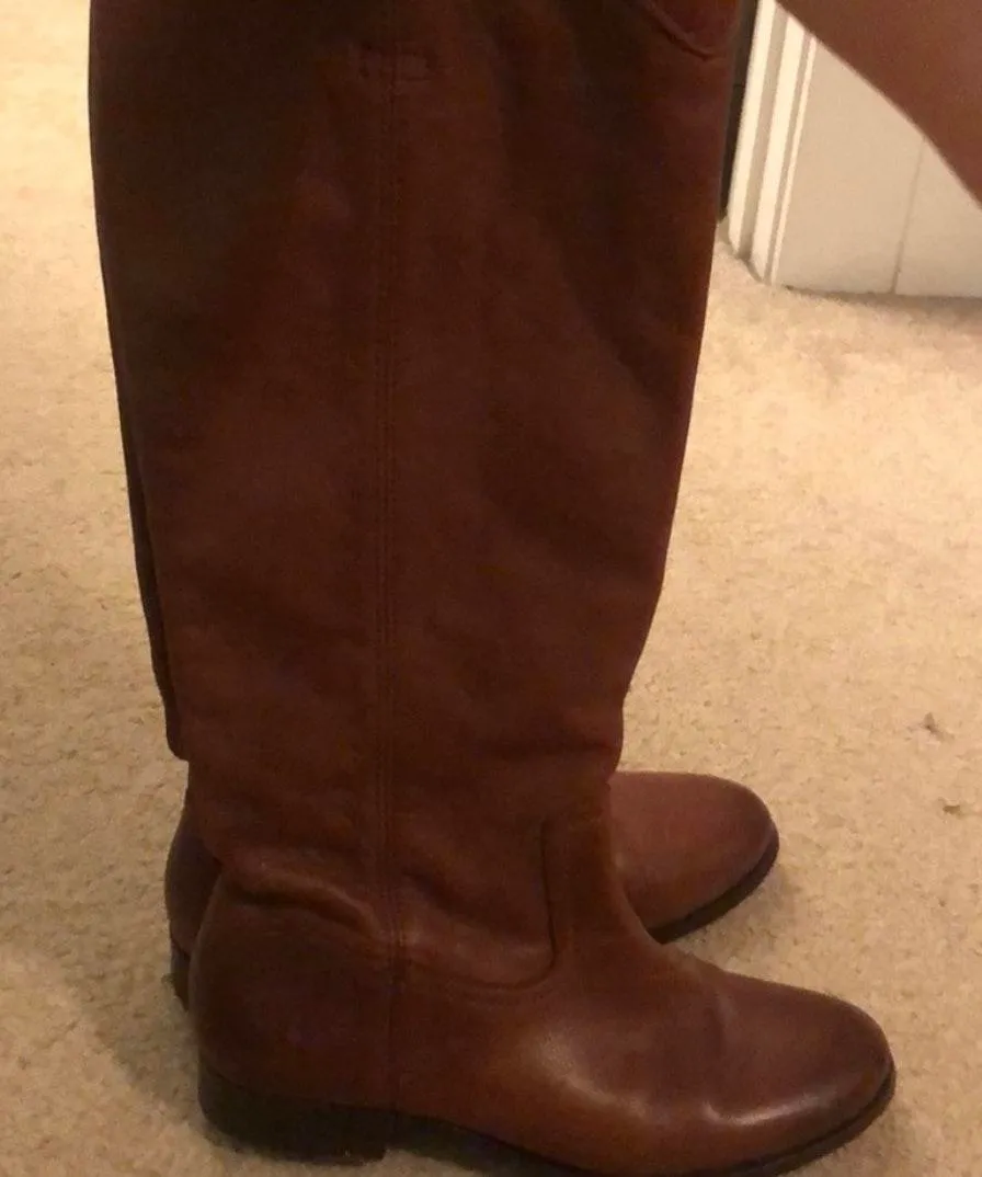 Frye Brown Leather Boots - Image 3