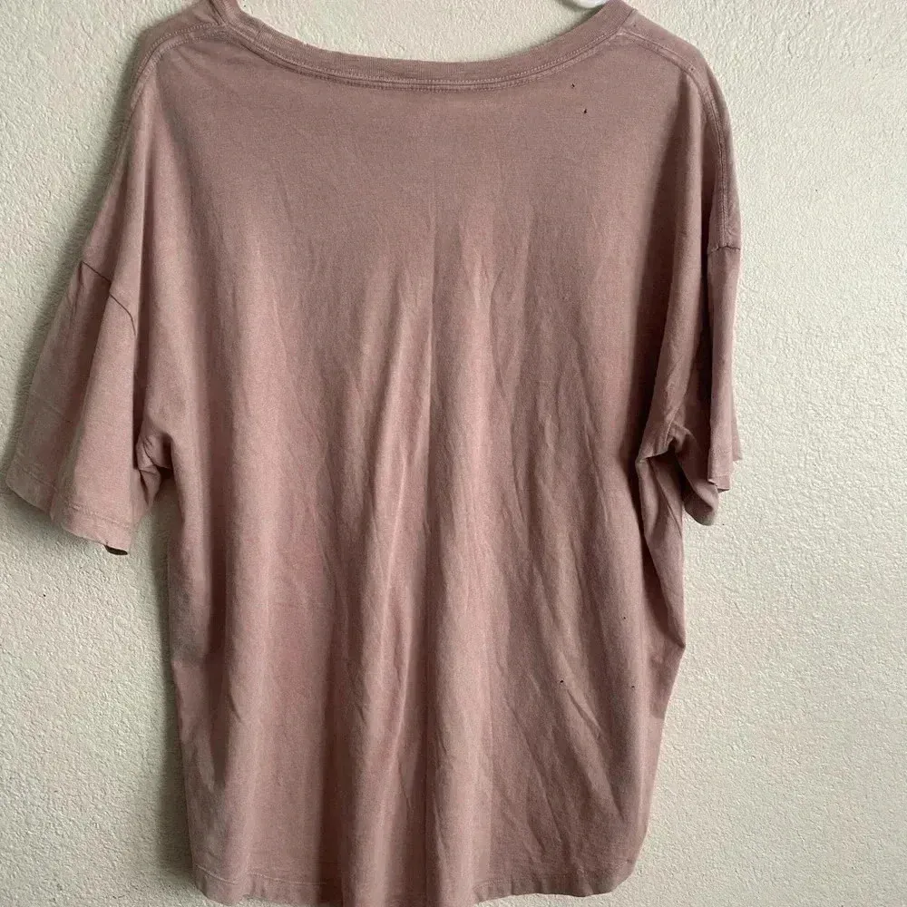 🆕NWOT Aerie Distressed Vintage Rainbow Print Oversize Tee L🆕 - Image 3