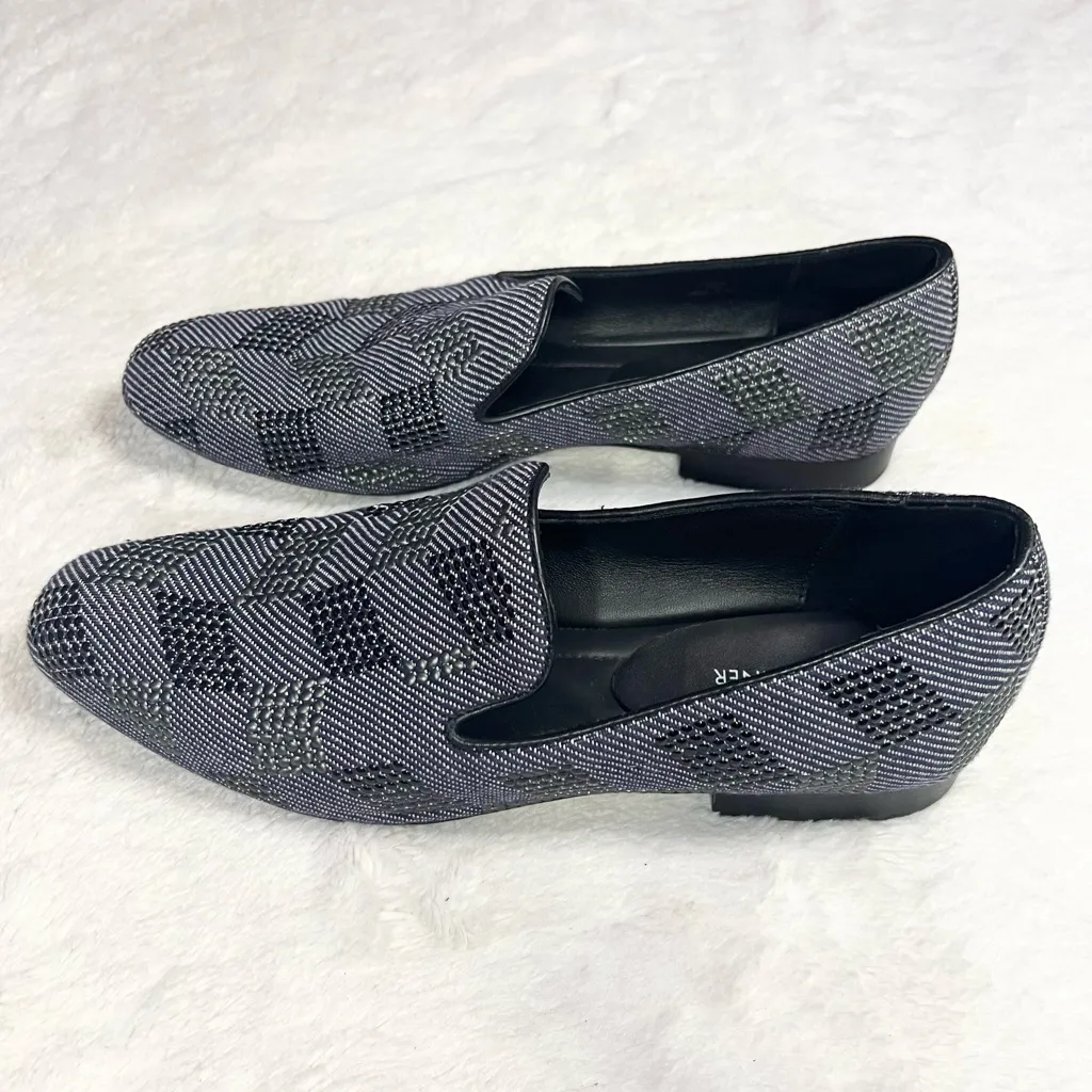 Donald J. Pliner LYLE Blue Embellished Luxury Loafers Size 10 Narrow Width Black - Image 7