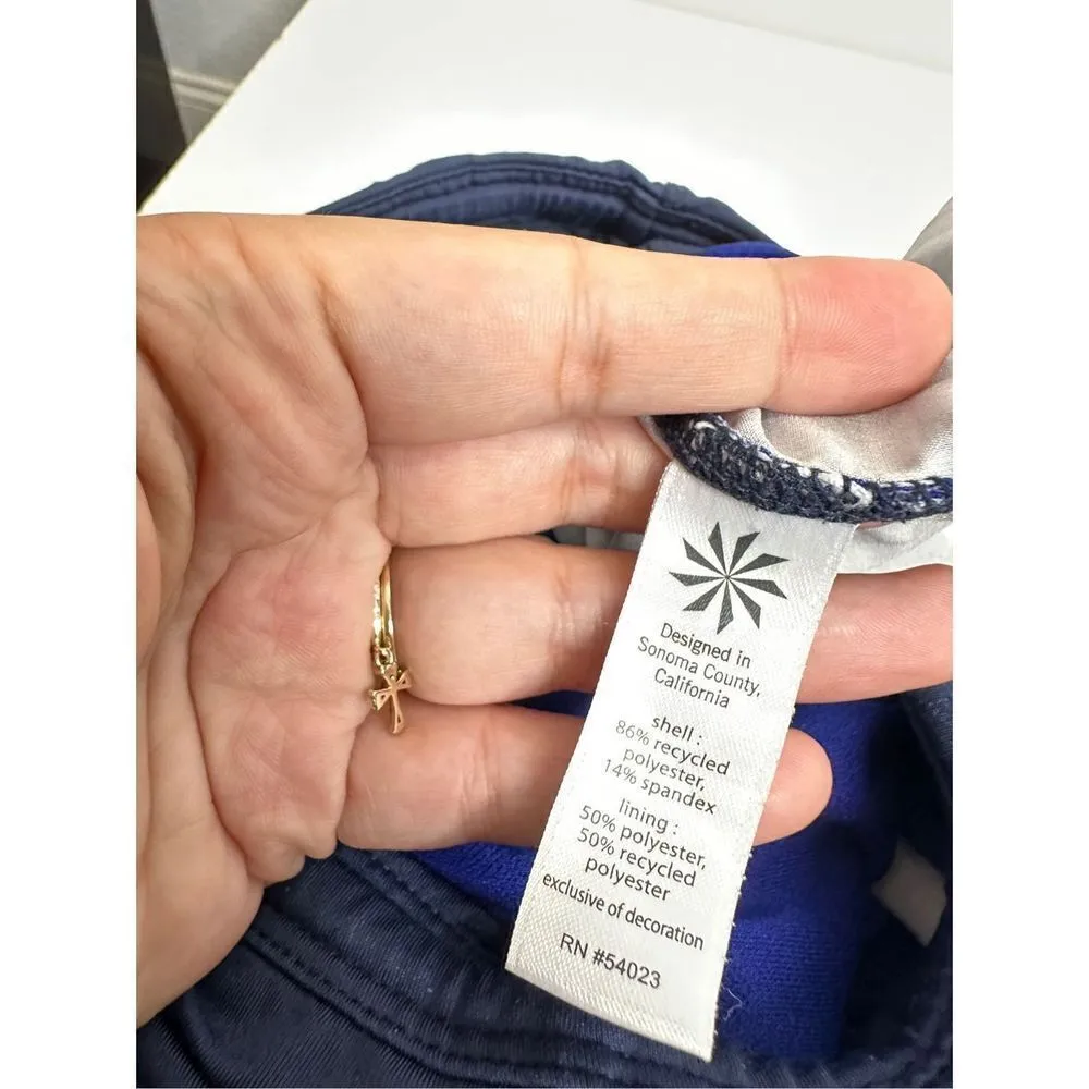 Athleta‎ Womens Athletic Striped Lined Blue/White Shorts Size XS - Image 7