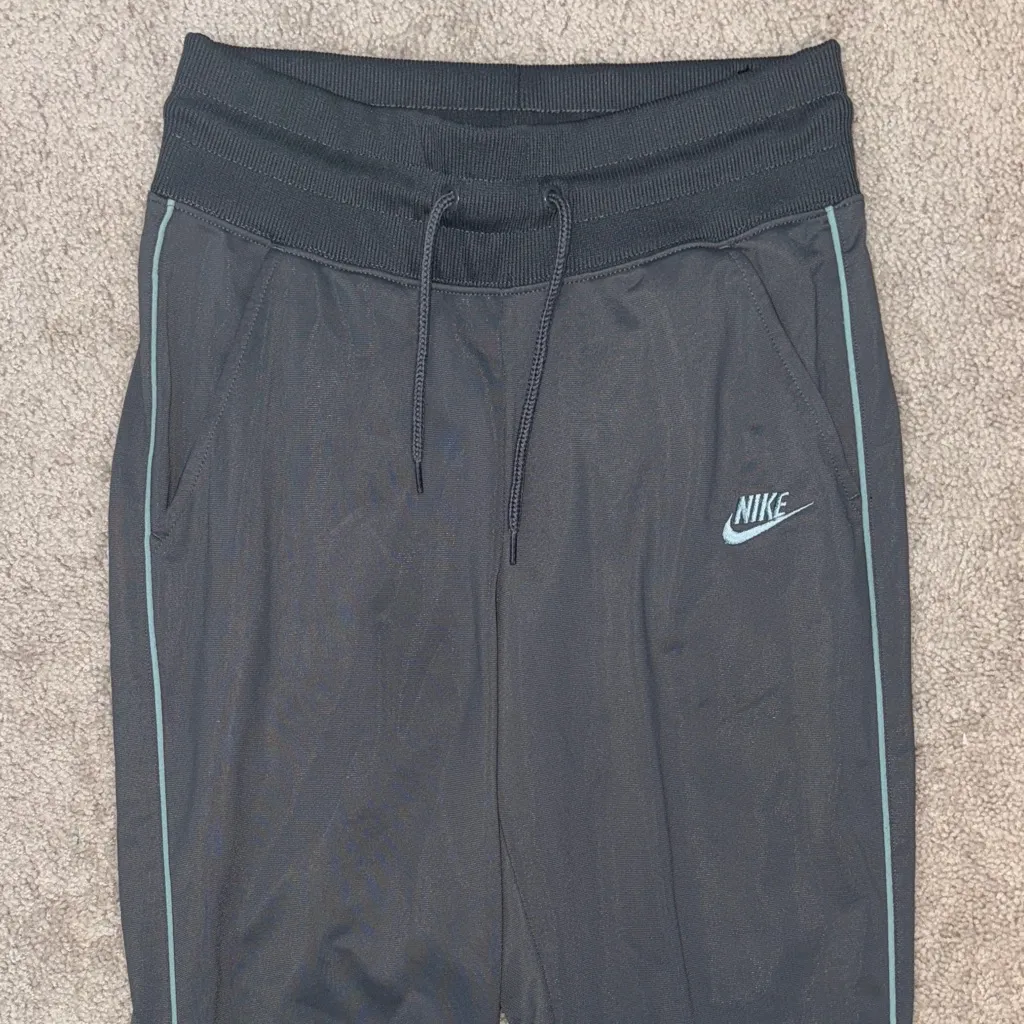 Nike Sportswear Heritage Track Pants Gray Blue Windrunner Joggers Women's Small - Image 3