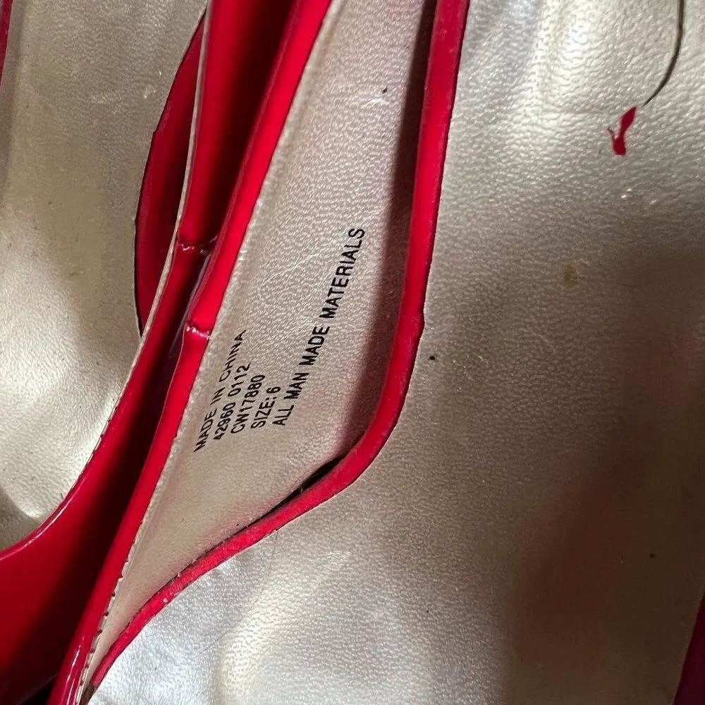 Rosalina size 6 red heels Red - Image 2
