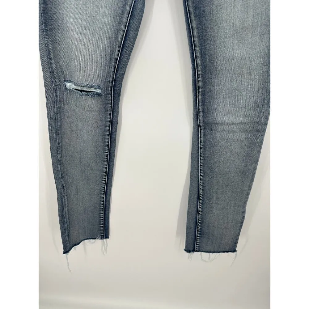 BlankNYC Light Wash Mid Rise Bootcut Flare Denim Jeans Stretch Women Size 25 - Image 3