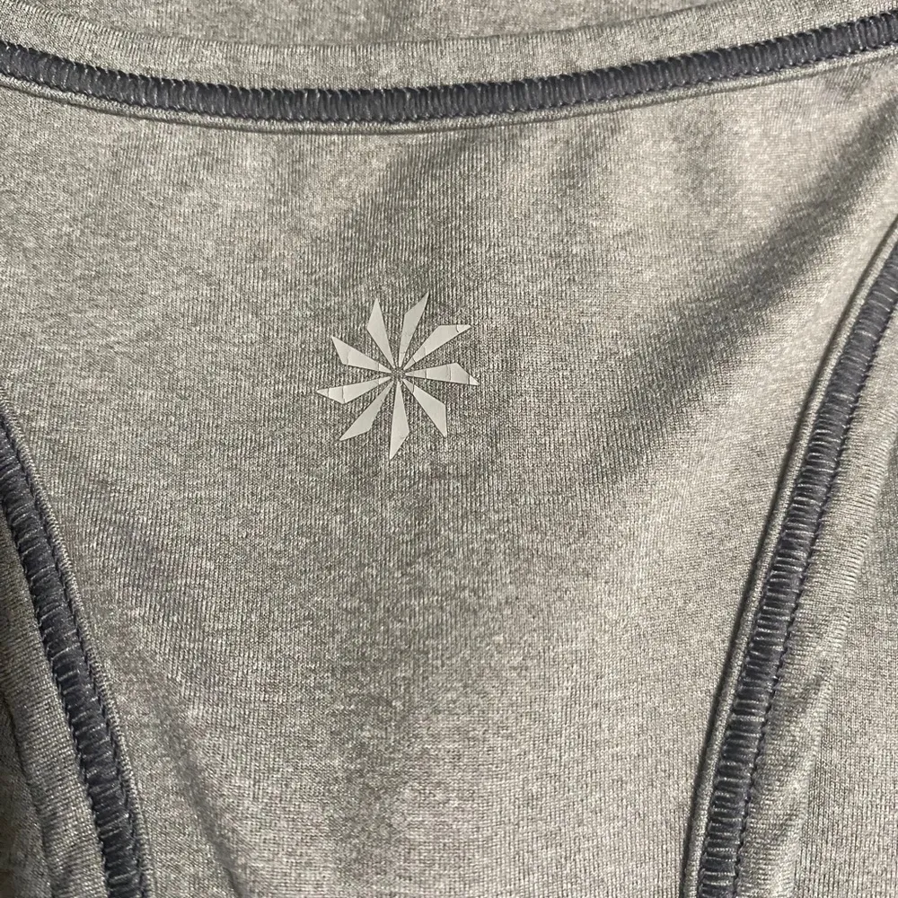 Athleta  Gray Racerback Tank Top - Image 4