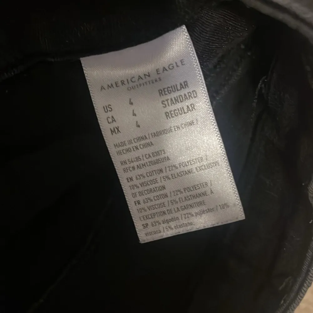 Black skinny jeans with holes - Image 4