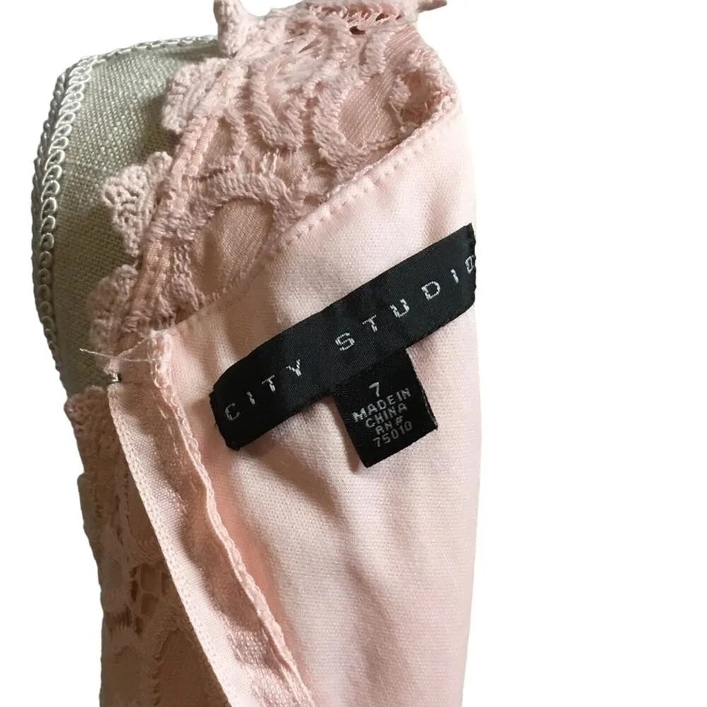City Studio Mini Dress Pink Size undefined - Image 5