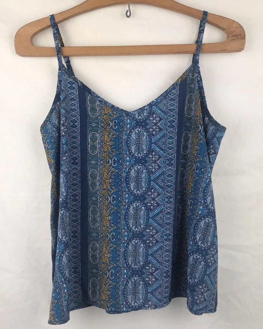 Blue Aztec Tank Top - Image 3