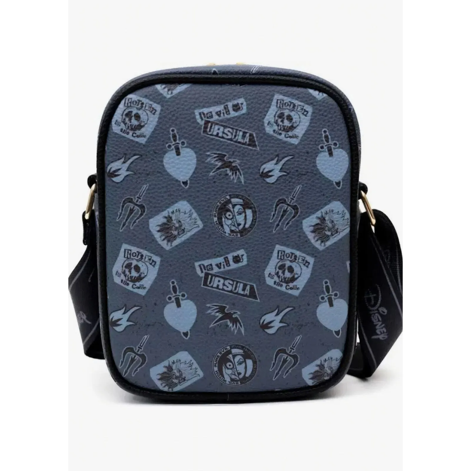 Disney Villains NWT 8.5" Crossbody Bag Lady Purse Evil Queen Maleficent‎ Ursula - Image 4