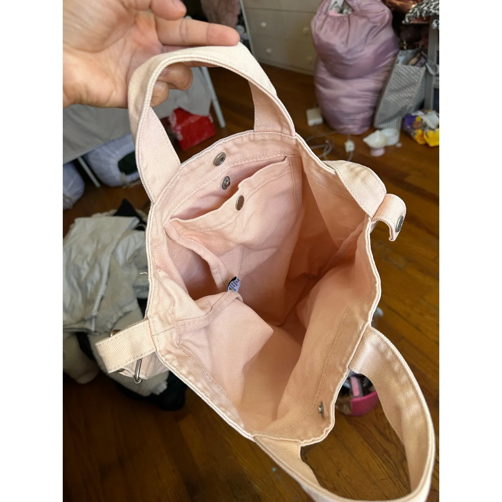 Baggu Duck Bag Dusty Pink - Image 10