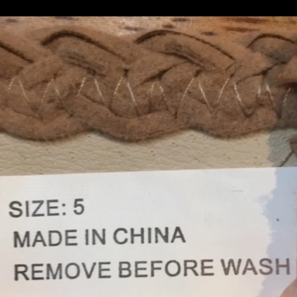 Cloth Belt Blue, White, Tan - Image 6