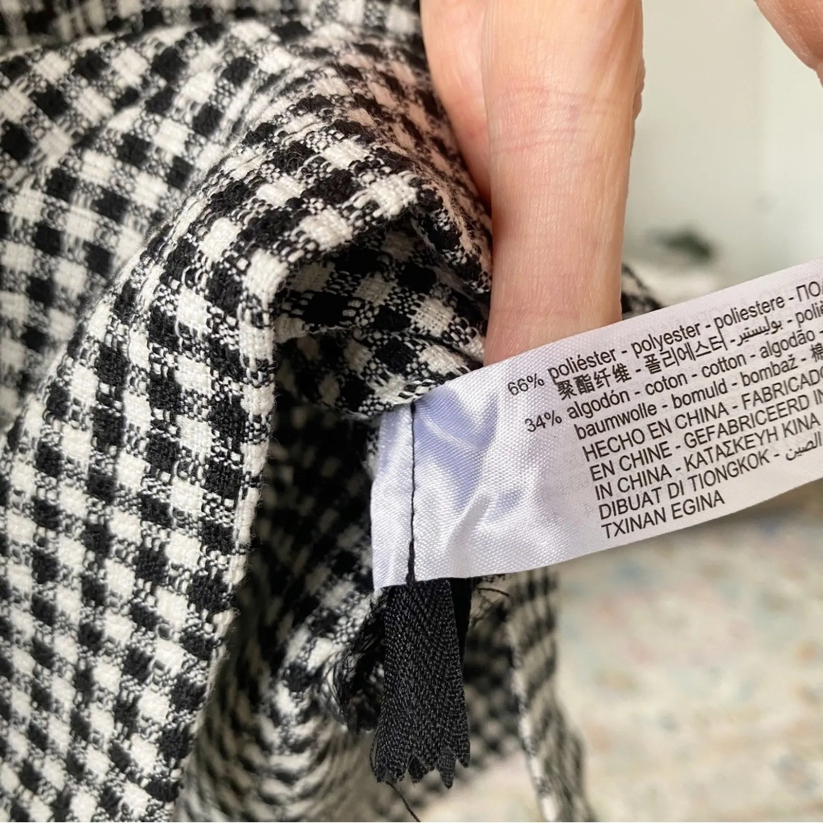 ZARA  Plaid Slit Mini Skirt - Image 6